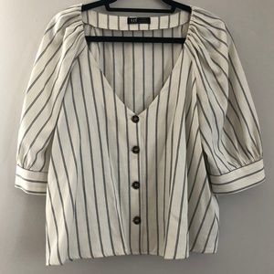 ZARA Button Down Blouse